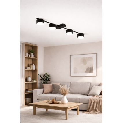 Brilagi - LED spot svetlo MONO 4xGX53/12W/230V crna