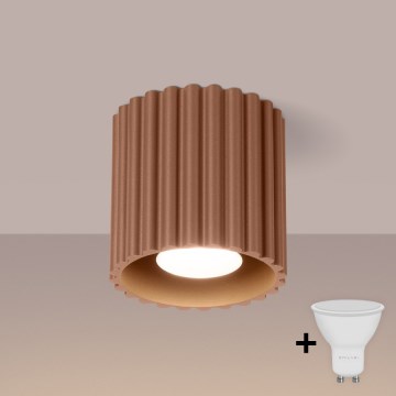 Brilagi - LED spot svetlo SFERA 1xGU10/10W/230V prečnik 10 cm braon