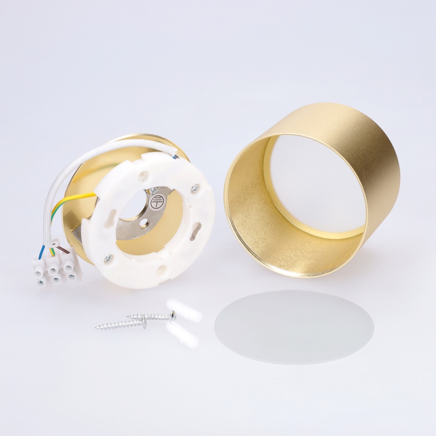 BRILAGI - LED kupatilsko ugradno svetlo SMOOTH 1xGX53/15W/230V 60x82 mm zlatna IP54