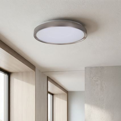 Brilagi - prigušiva LED stropna svetiljka FANCIA LED/48W/230V 3000-6500K prečnik 39 cm antracit + daljinski upravljač