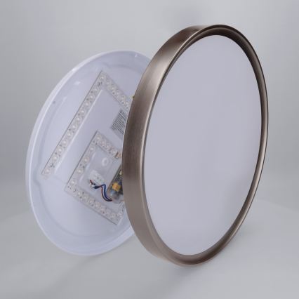 Brilagi - prigušiva LED stropna svetiljka FANCIA LED/48W/230V 3000-6500K prečnik 39 cm antracit + daljinski upravljač