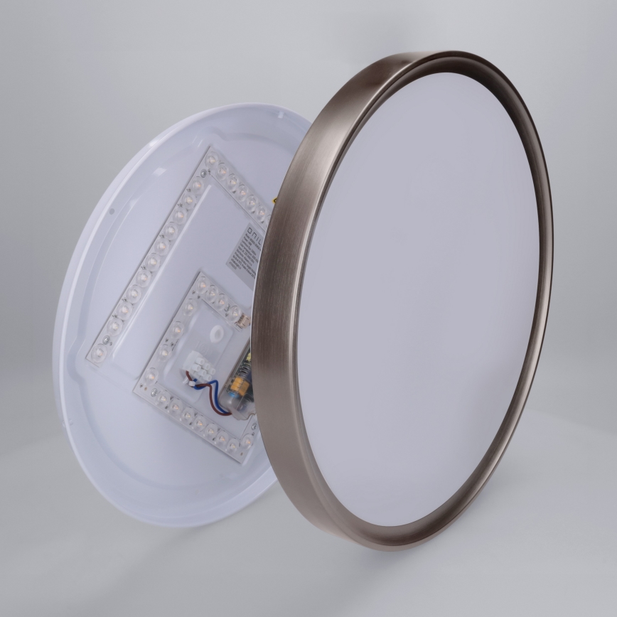 Brilagi - prigušiva LED stropna svetiljka FANCIA LED/48W/230V 3000-6500K prečnik 39 cm antracit + daljinski upravljač
