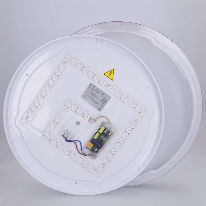 Brilagi - prigušiva LED stropna svetiljka FANCIA LED/48W/230V 3000-6500K prečnik 39 cm antracit + daljinski upravljač