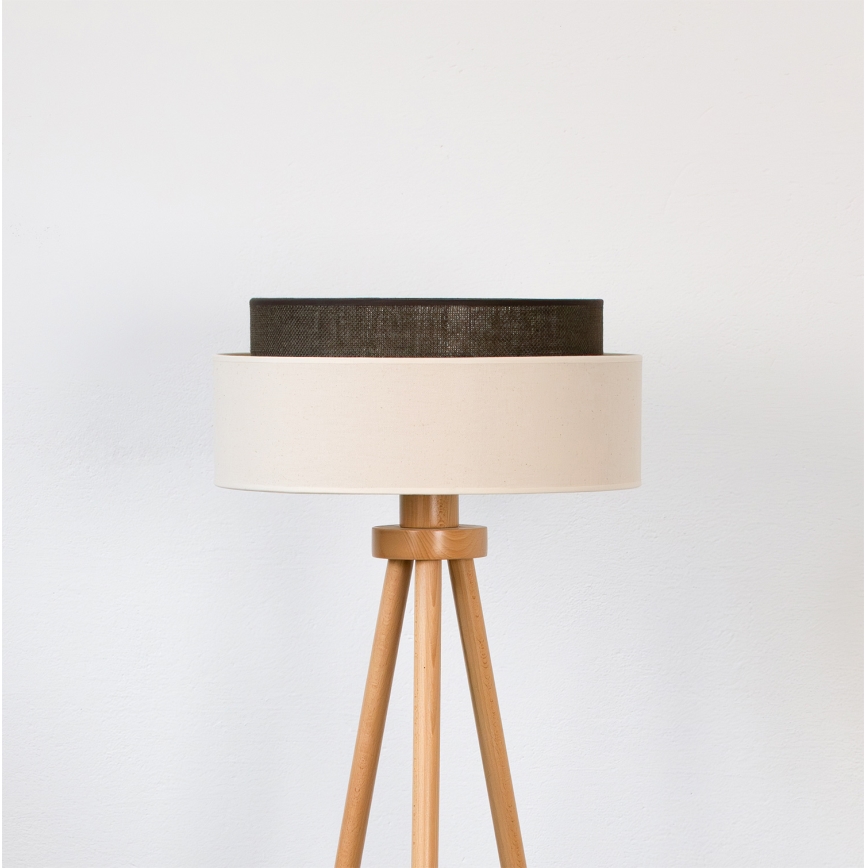 Brilagi - LED Stojeća lampa BOHO STYLE 1xE27/15W/230V krem/braon