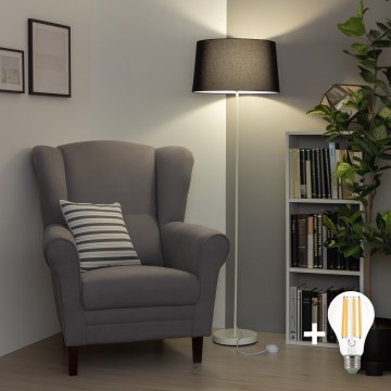 Brilagi - LED stojeća lampa CERIA 1xE27/40W/230V prečnik 45 cm crna/bela
