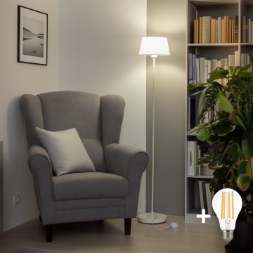 Brilagi - LED stojeća lampa CERIA, 1xE27/40W/230V, prečnika 25 cm, bela