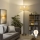Brilagi - LED stojeća lampa CERIA 1xE27/40W/230V Ø 25 cm bambus/mat hrom