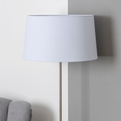 Brilagi - LED stojeća lampa CERIA 1xE27/40W/230V Ø 45 cm bela/mat hrom