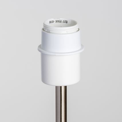 Brilagi - LED stojeća lampa CERIA 1xE27/40W/230V Ø 45 cm bela/mat hrom