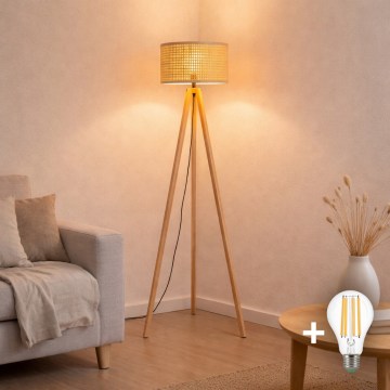 Brilagi - LED stojeća lampa CERIA 1xE27/60W/230V prečnika 25 cm bež