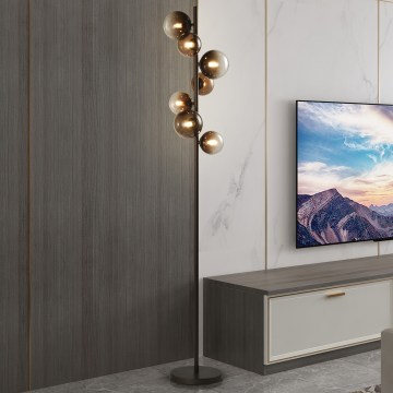 Brilagi - LED stojeća lampa MILLA 7xG9/3W/230V braon/zadimljeno braon