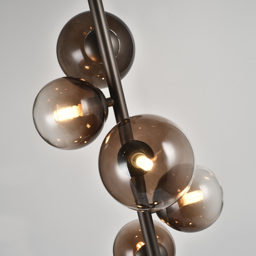 Brilagi - LED stojeća lampa MILLA 7xG9/3W/230V braon/zadimljeno braon