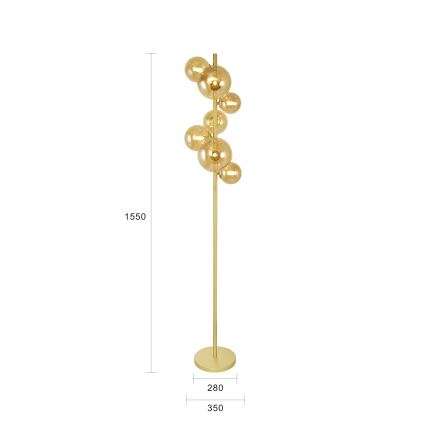 Brilagi - LED stojeća lampa MILLA 7xG9/3W/230V zlatna
