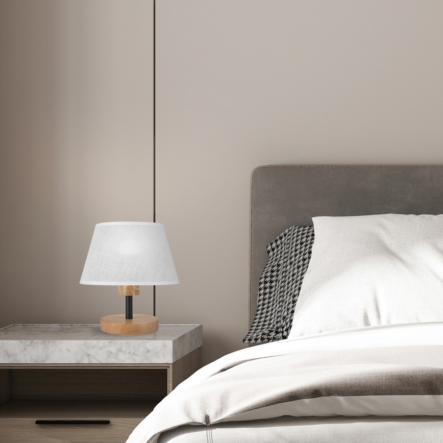 Brilagi - LED stona lampa ANTHONY 1xE14/40W/230V hrast/bela