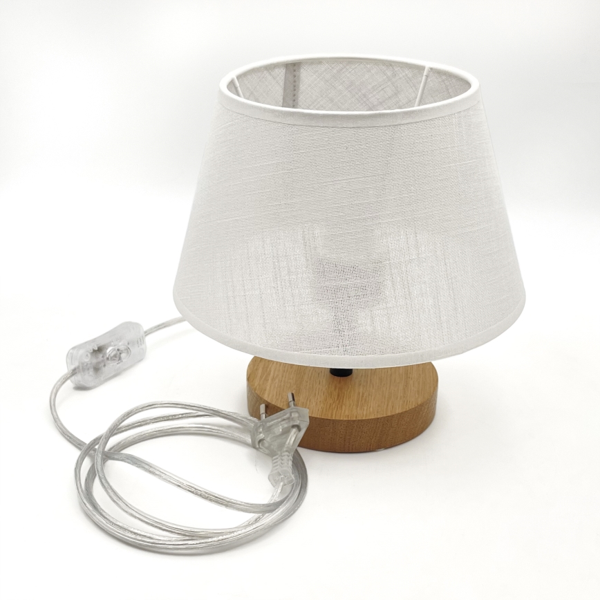 Brilagi - LED stona lampa ANTHONY 1xE14/40W/230V hrast/bela