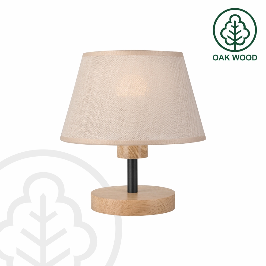 Brilagi - LED stona lampa ANTHONY 1xE14/40W/230V hrast/bež