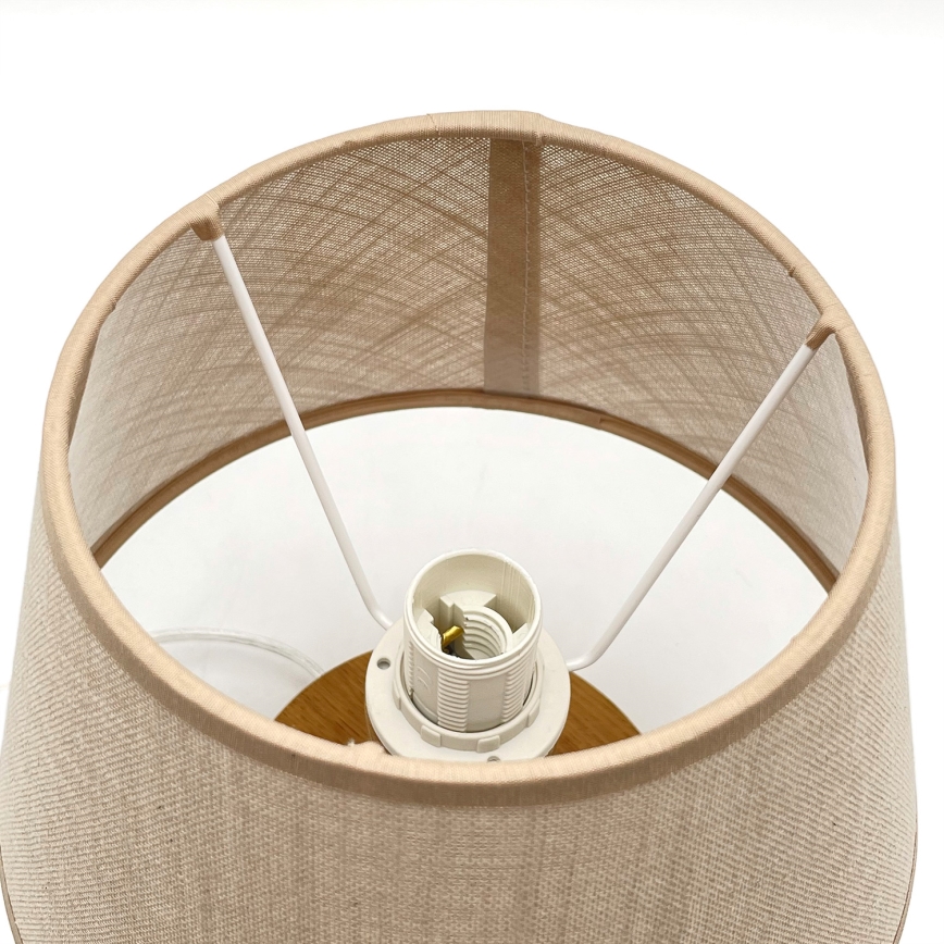 Brilagi - LED stona lampa ANTHONY 1xE14/40W/230V hrast/bež