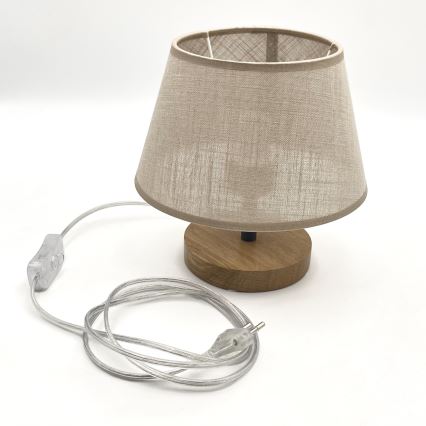 Brilagi - LED stona lampa ANTHONY 1xE14/40W/230V hrast/bež
