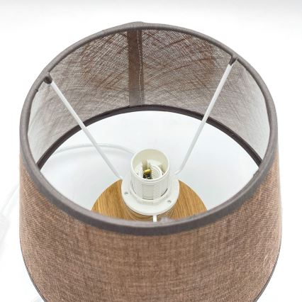Brilagi - LED stona lampa ANTHONY 1xE14/40W/230V hrast/braon