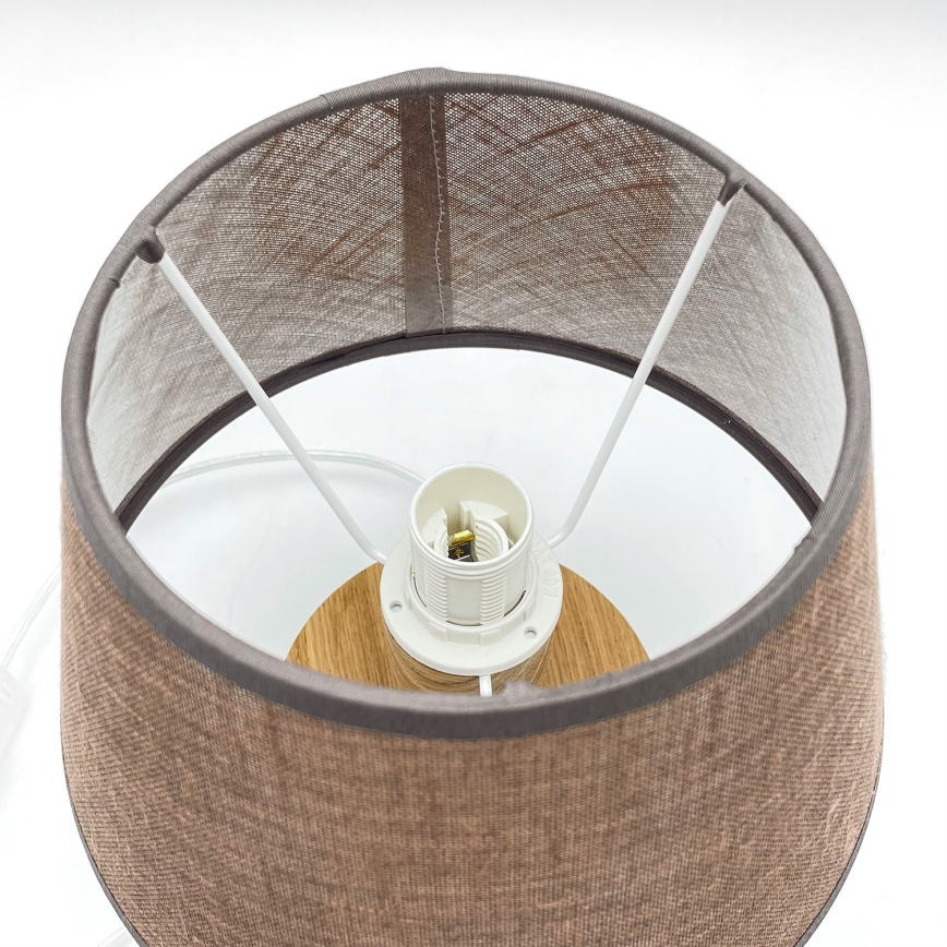 Brilagi - LED stona lampa ANTHONY 1xE14/40W/230V hrast/braon