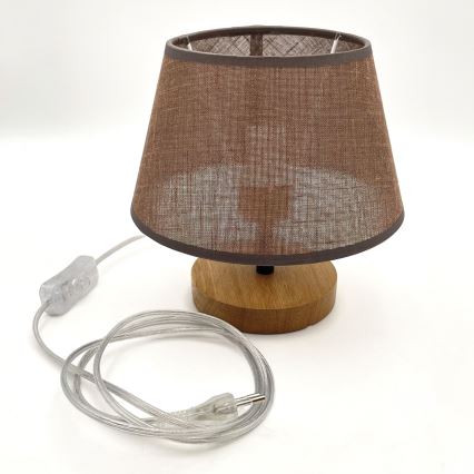 Brilagi - LED stona lampa ANTHONY 1xE14/40W/230V hrast/braon