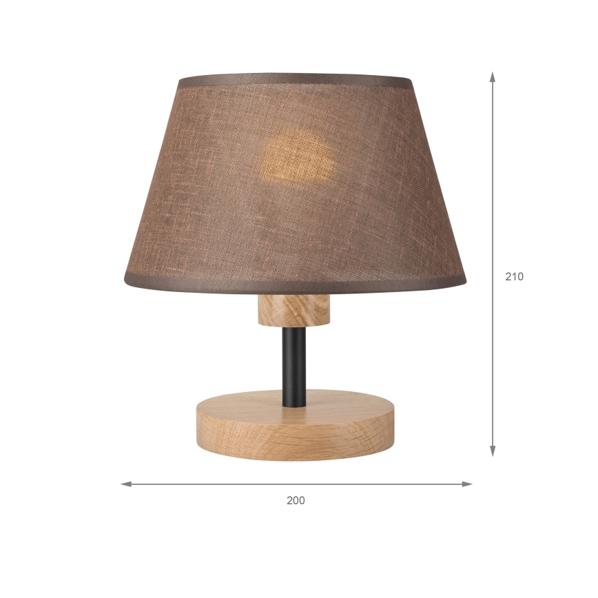 Brilagi - LED stona lampa ANTHONY 1xE14/40W/230V hrast/braon