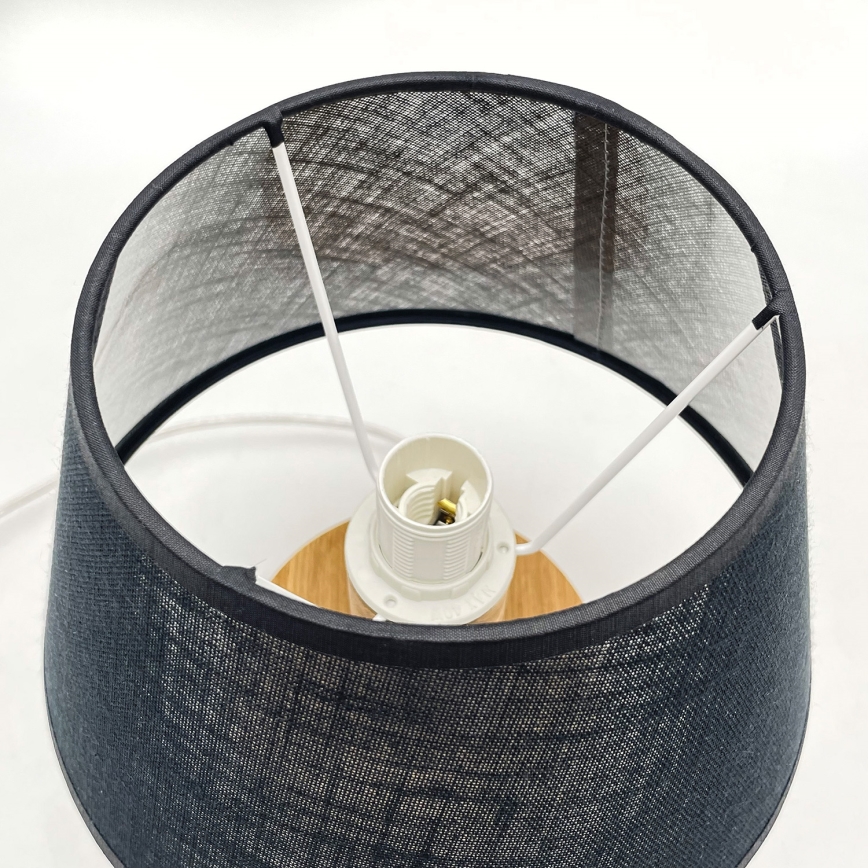 Brilagi - LED stona lampa ANTHONY 1xE14/40W/230V hrast/crna