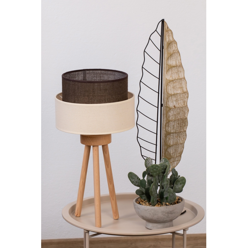 Brilagi - LED stona lampa BOHO STYLE 1xE27/15W/230V krem/braon