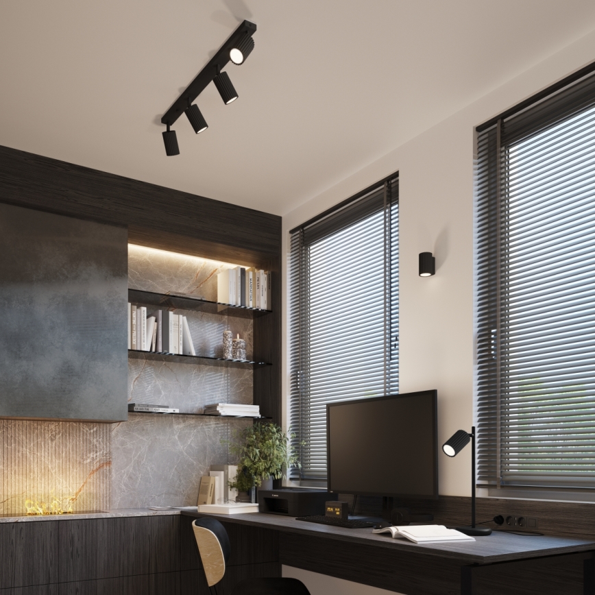 Brilagi - LED stona lampa CRESTO 1xGU10/10W/230V crna