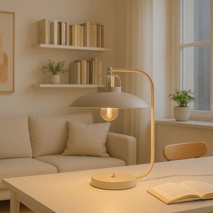 Brilagi - LED Stona lampa FLAMENGO 1xE27/60W/230V bež