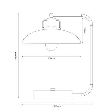 Brilagi - LED Stona lampa FLAMENGO 1xE27/60W/230V bež