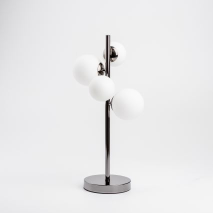 Brilagi - LED stona lampa MILLA 4xG9/3W/230V crni hrom/bela