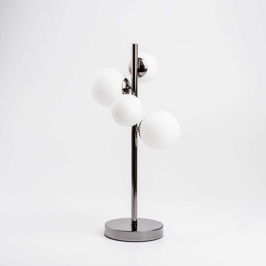 Brilagi - LED stona lampa MILLA 4xG9/3W/230V crni hrom/bela