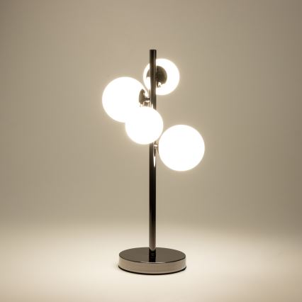 Brilagi - LED stona lampa MILLA 4xG9/3W/230V crni hrom/bela