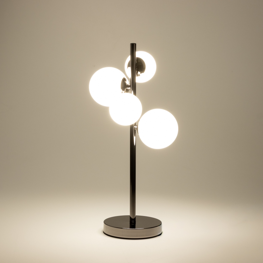 Brilagi - LED stona lampa MILLA 4xG9/3W/230V crni hrom/bela