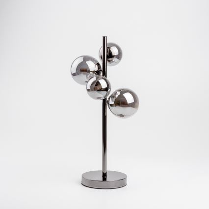 Brilagi - LED stona lampa MILLA 4xG9/3W/230V crni hrom/zadimljeno