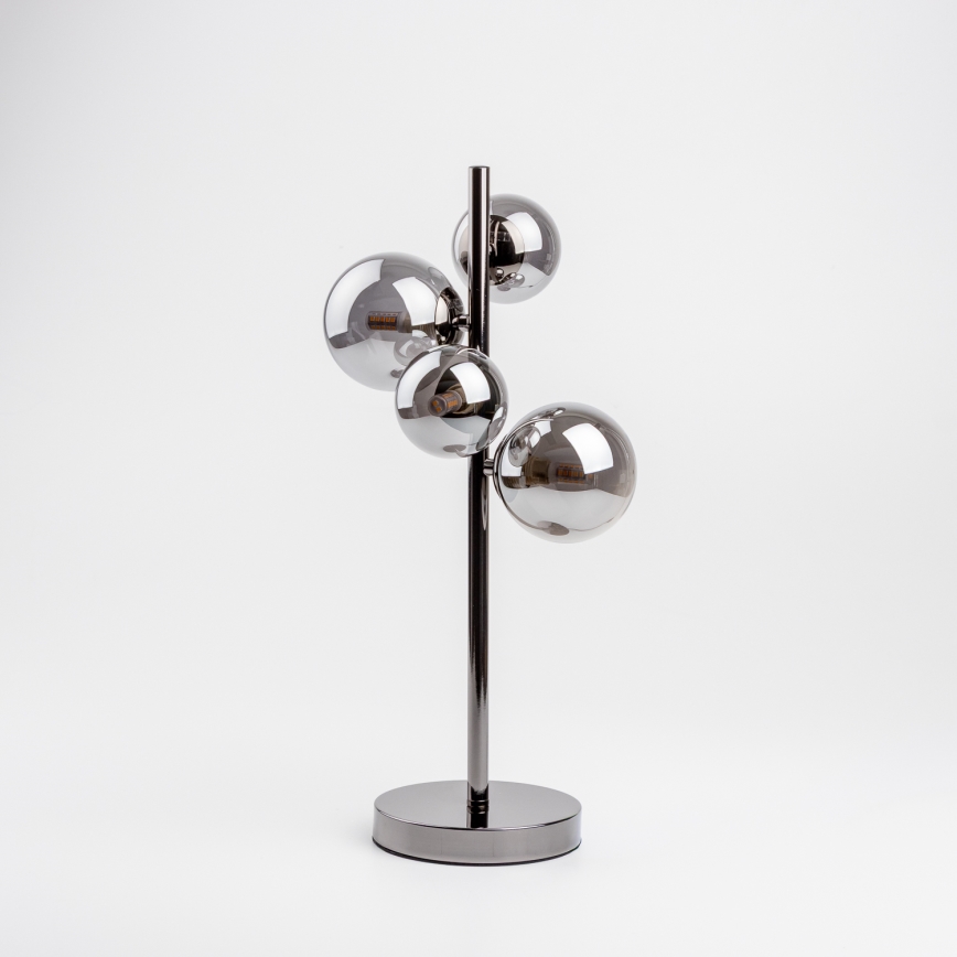 Brilagi - LED stona lampa MILLA 4xG9/3W/230V crni hrom/zadimljeno