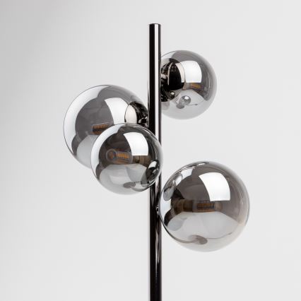 Brilagi - LED stona lampa MILLA 4xG9/3W/230V crni hrom/zadimljeno