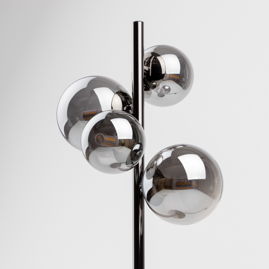 Brilagi - LED stona lampa MILLA 4xG9/3W/230V crni hrom/zadimljeno