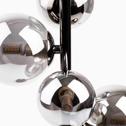 Brilagi - LED stona lampa MILLA 4xG9/3W/230V crni hrom/zadimljeno