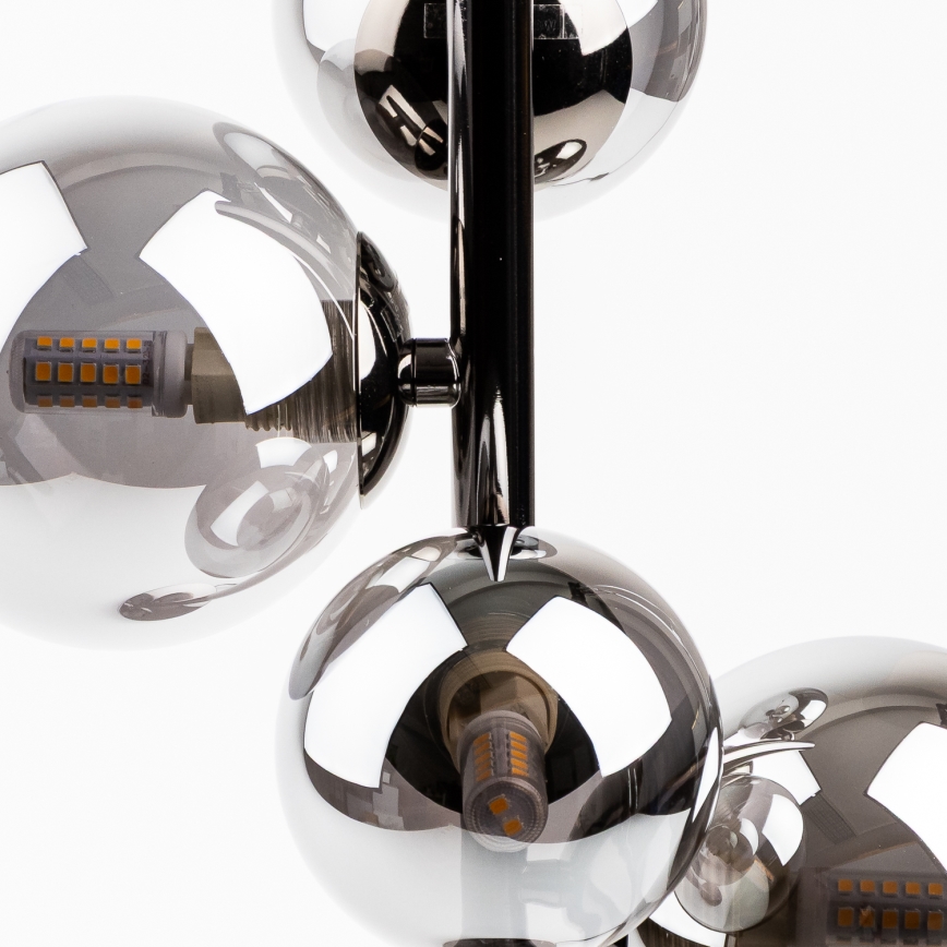 Brilagi - LED stona lampa MILLA 4xG9/3W/230V crni hrom/zadimljeno