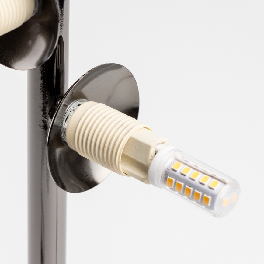 Brilagi - LED stona lampa MILLA 4xG9/3W/230V crni hrom/zadimljeno