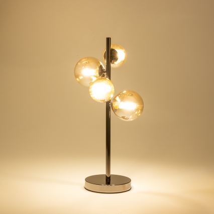 Brilagi - LED stona lampa MILLA 4xG9/3W/230V crni hrom/zlatna