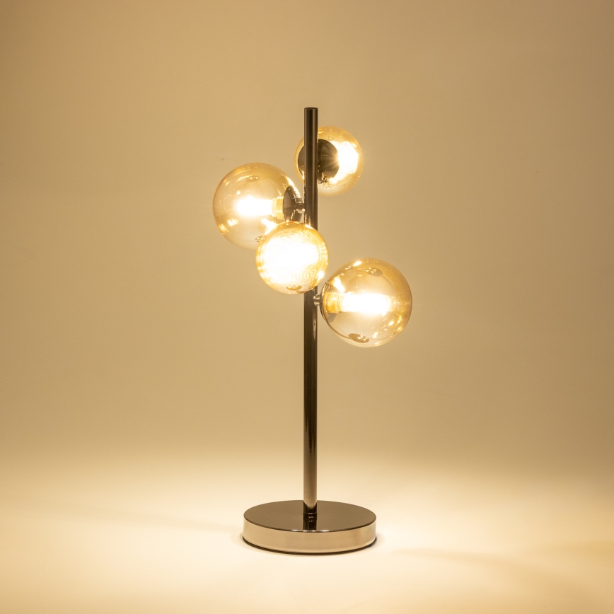 Brilagi - LED stona lampa MILLA 4xG9/3W/230V crni hrom/zlatna