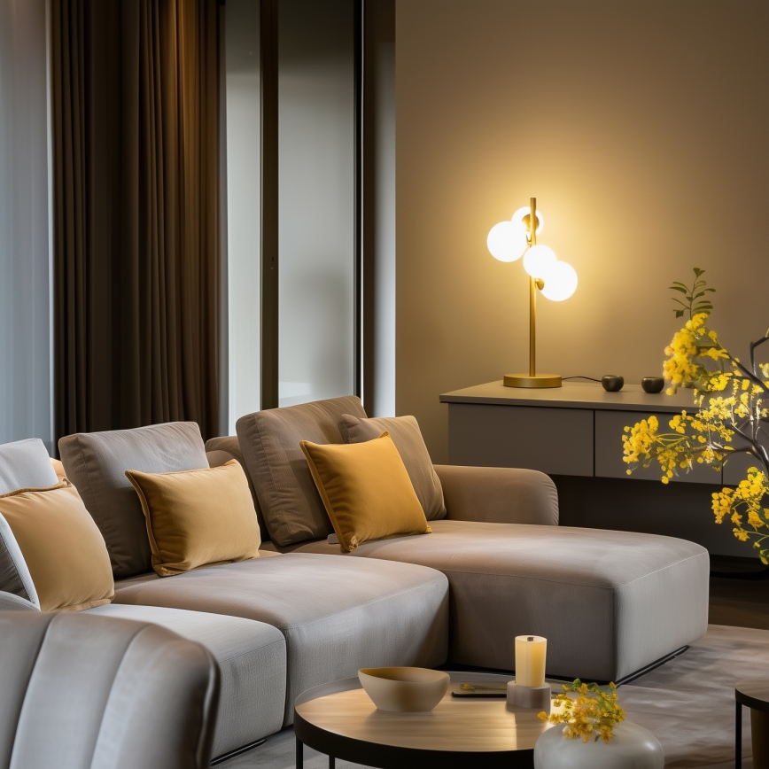 Brilagi - LED stona lampa MILLA 4xG9/3W/230V zlatna/bela