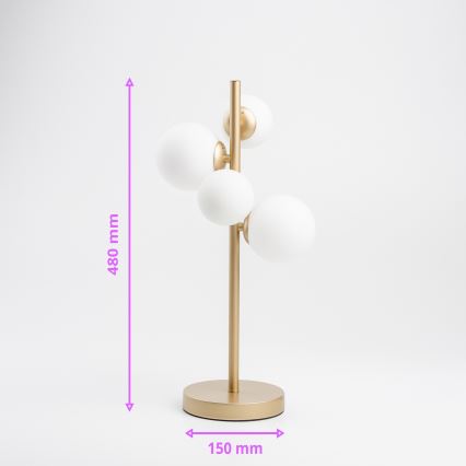 Brilagi - LED stona lampa MILLA 4xG9/3W/230V zlatna/bela