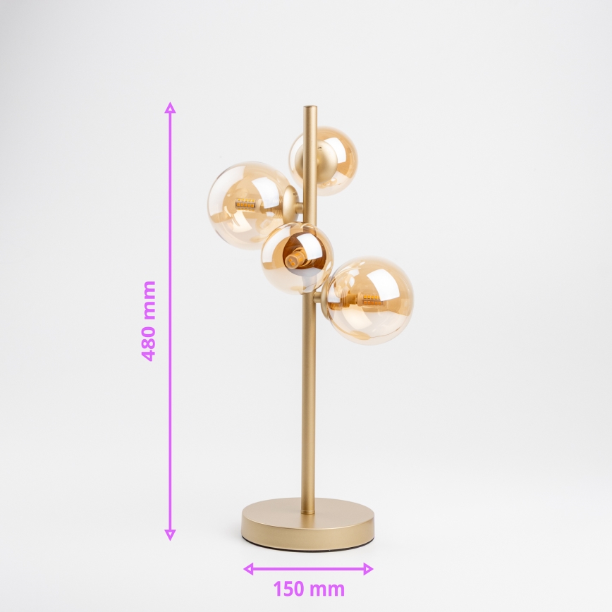 Brilagi - LED stona lampa MILLA 4xG9/3W/230V zlatna