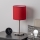 Brilagi - LED stona lampa NUBILA 1xE27/60W/230V crvena