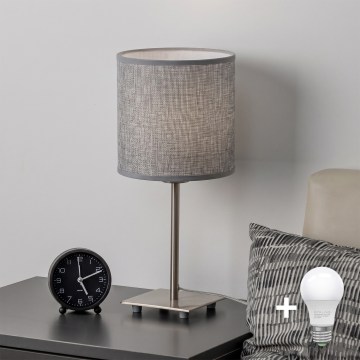 Brilagi - LED stona lampa NUBILA 1xE27/60W/230V siva