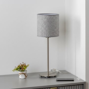 Brilagi - LED stona lampa NUBILA 1xE27/60W/230V siva